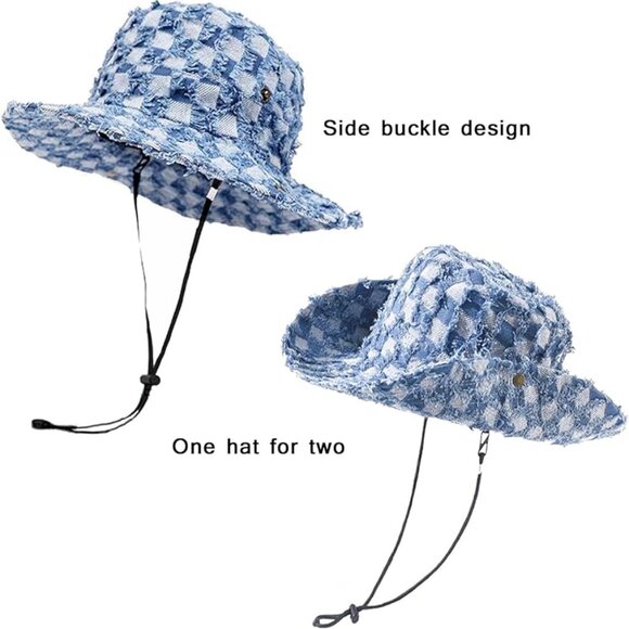 Denim Cowboy Cotton Hat main image 5